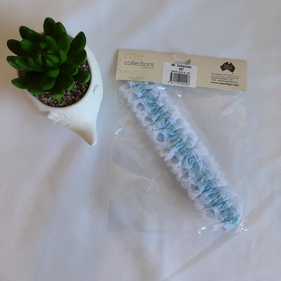 Bridal Garter Belt 'Something Blue'. - Picture 2 of 2